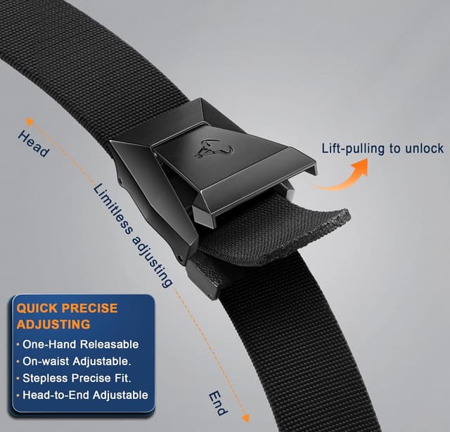 Thumbnail 3 de BULLIANT Tactical Belt 1.5" for Men