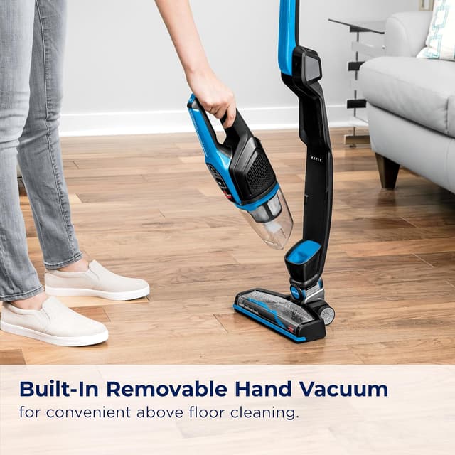 Detalle de Bissell 3061 Featherweight Cordless Stick Vacuum (Self-Standing) in Electric Blue/Black