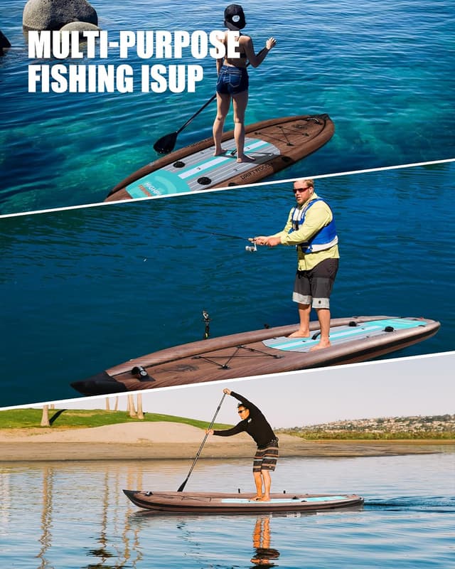 Detalle de Kohala SUP Hinchable Highpi para pesca (335 x 95 x 15 cm) con accesorios