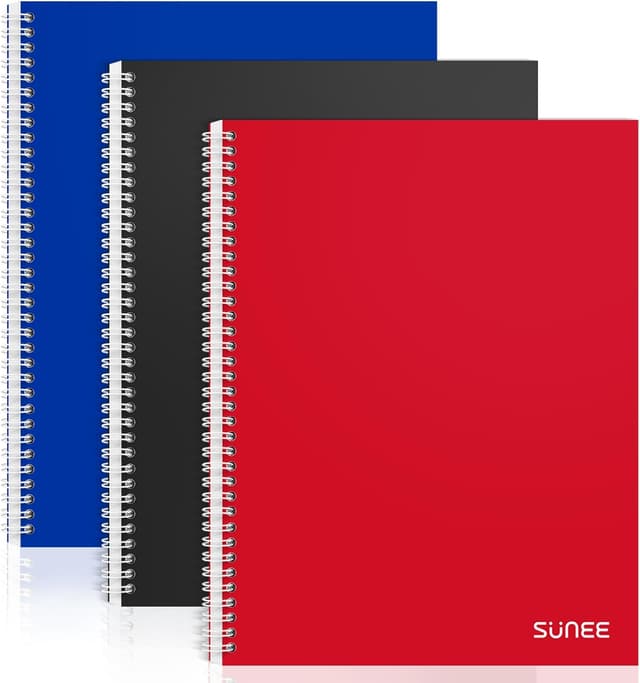 Detalle de SUNEE A4 Squared Notebook Pack 3
