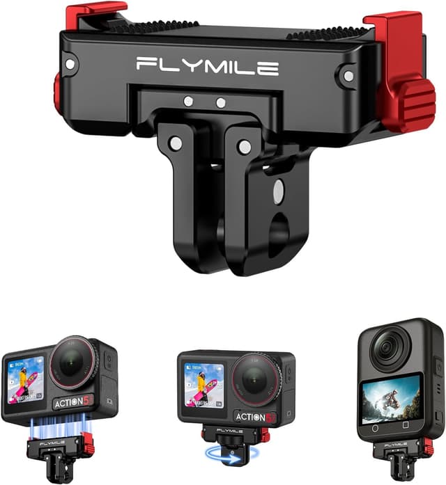 Detalle de BRDRC Action 5 Pro Magnetischer Schnellverschluss-Adapter für DJI Osmo Action 5 Pro/4/3/360
