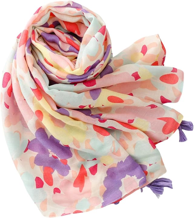 Detalle 2 de prinfantasy Women Long Scarf Shawl Wrap (Soft Lightweight) 180 x 85cm