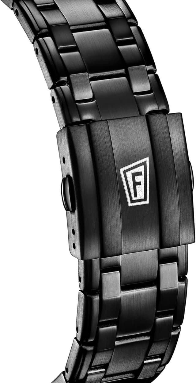 Detalle 2 de Festina Herren-Uhr analog F20673/2 Chronograph – schwarzer Edelstahl (316L), Quarz, Mineralglas, 10 ATM