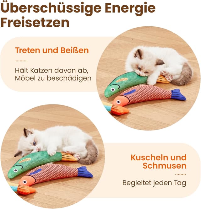 Detalle 2 de Potaroma Katzenspielzeug Set 24,9 cm