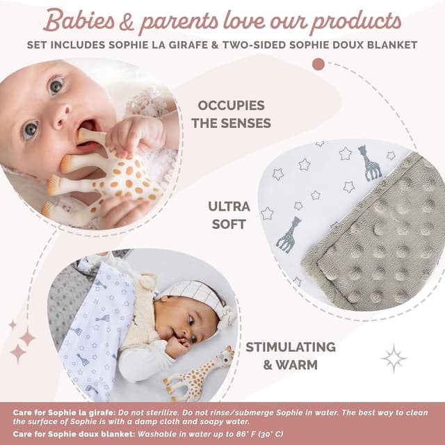 Thumbnail 4 de Sophie la Girafe 850740 Abdeckung grau Babydecke