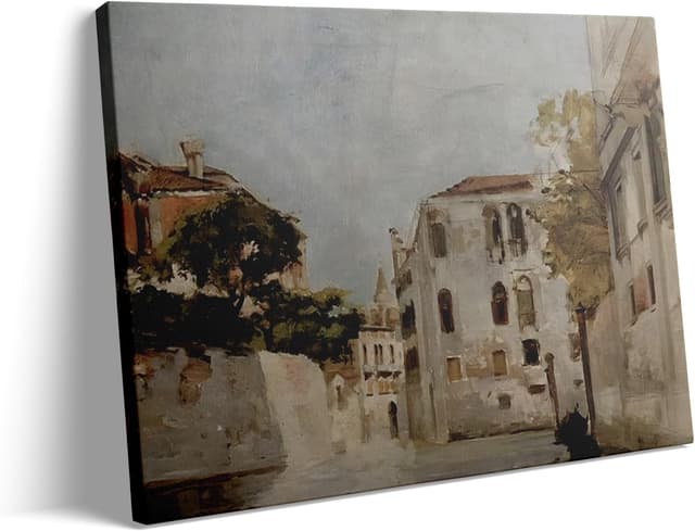 Detalle de prinfantasy Framed Canvas Wall Art (40cm x 30cm) – One Piece Bedroom, Living Room & Kitchen Decor Print