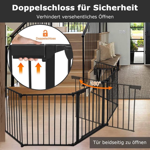 Thumbnail 5 de UISEBRT Cancelletto di Protezione per Camino 300×75 cm 🧱