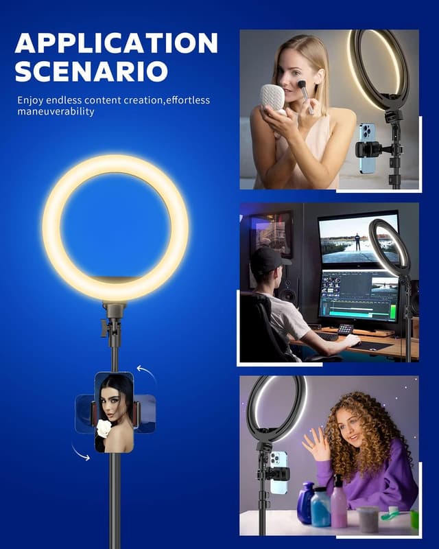 Detalle 2 de Kaiess 10.2" Selfie Ring Light