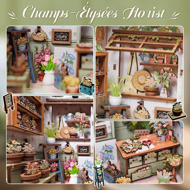 Thumbnail 2 de CUTEBEE Book Nook Kit 3D DIY