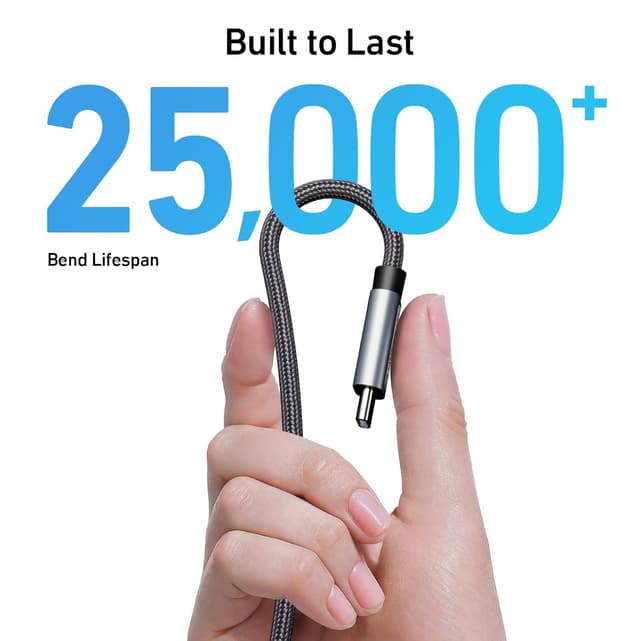 Detalle 1 de BENFEI New Silikon USB‑C Ladekabel (30 cm, 2er‑Set) mit 10 Gbps und bis zu 60 W