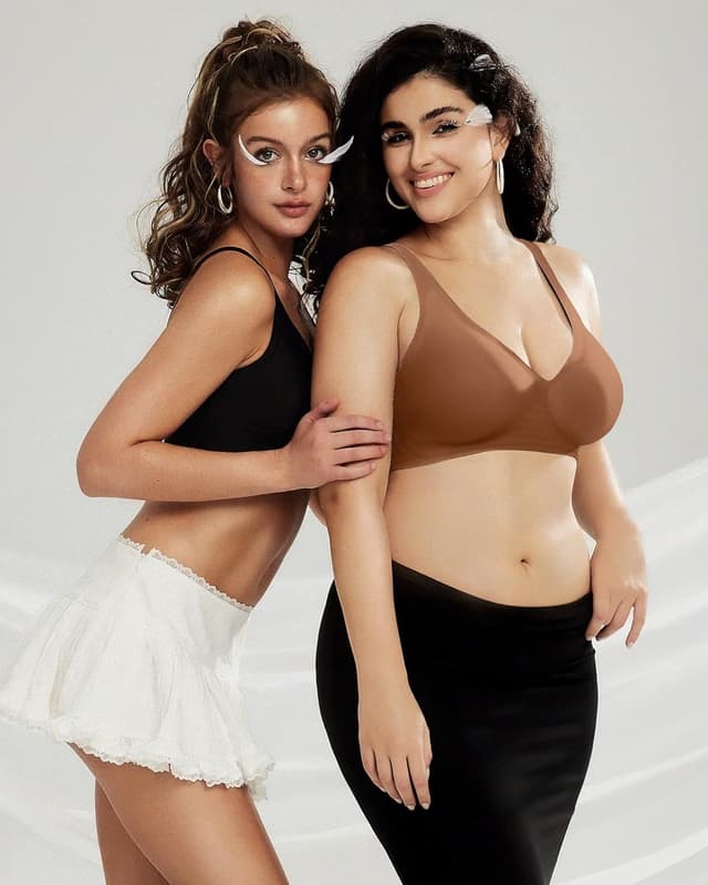 Thumbnail 6 de OEAK Deep V Wireless Bra 3D Support 🎀