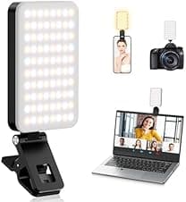 Detalle de Selfie Licht 80 LEDs 3000–6500K Videolicht für Handy