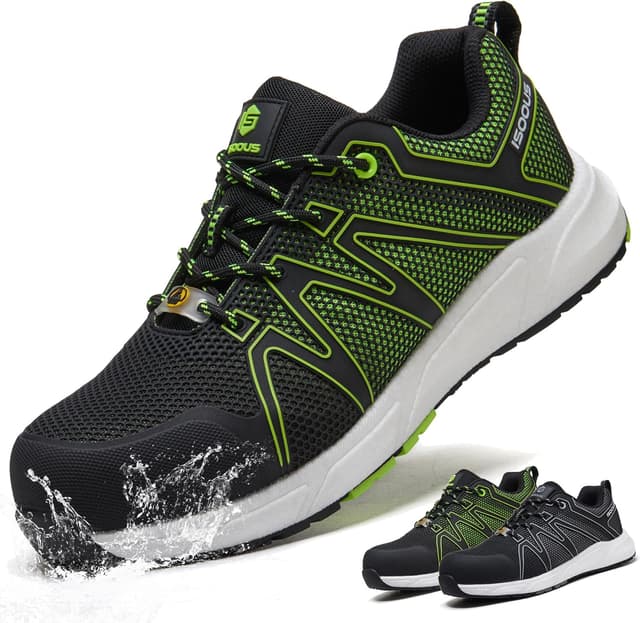 Detalle de Scarpe antinfortunistiche uomo/donna S3 ESD SRC impermeabili KPU FO (EU 36-47)