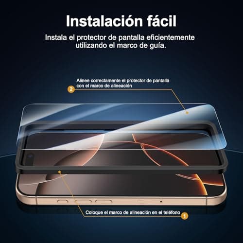 Detalle de NEW'C Protector pantalla iPhone 17 6,3"