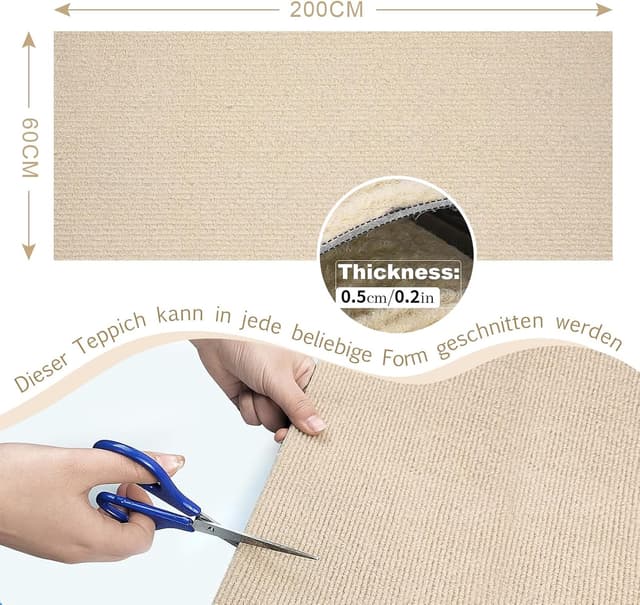 Thumbnail 1 de Katzen Kratzmatte Selbstklebend XXL 200×40 cm