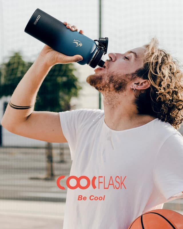 Thumbnail 6 de Coolflask Water Bottle 40 oz Insulated