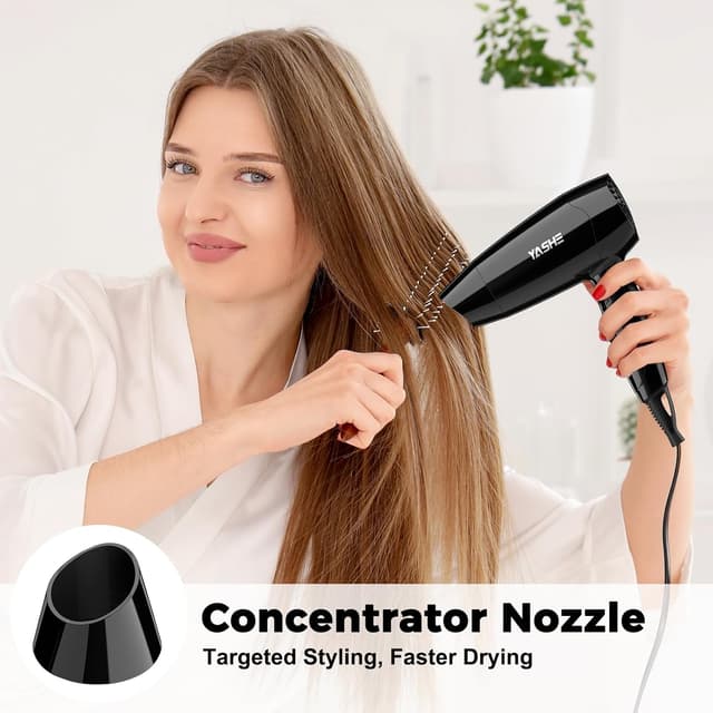 Detalle 2 de YASHE Mini Asciugacapelli 1200W