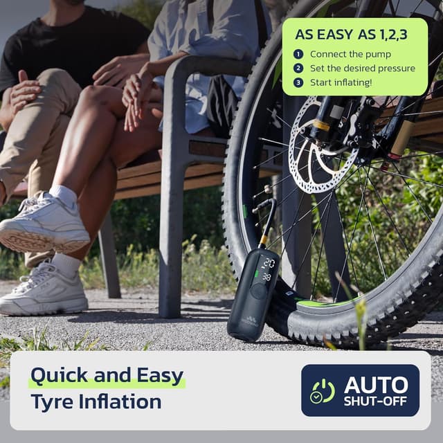 Detalle de Woowind LP1 tyre inflator 150PSI