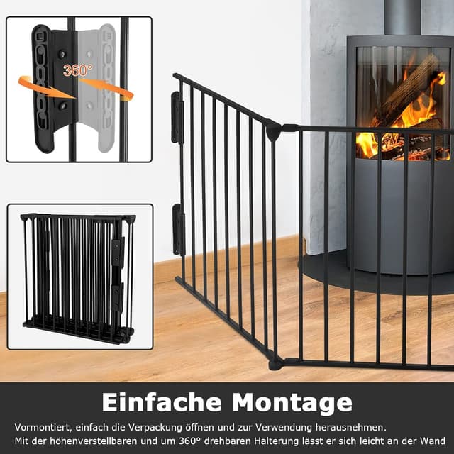 Thumbnail 6 de UISEBRT Cancelletto di Protezione per Camino 300×75 cm 🧱