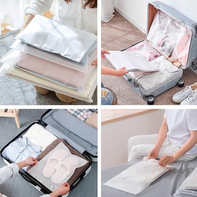 Detalle 2 de Bolsas zip grandes 40 x 30 y 45 x 30 cm 30 u