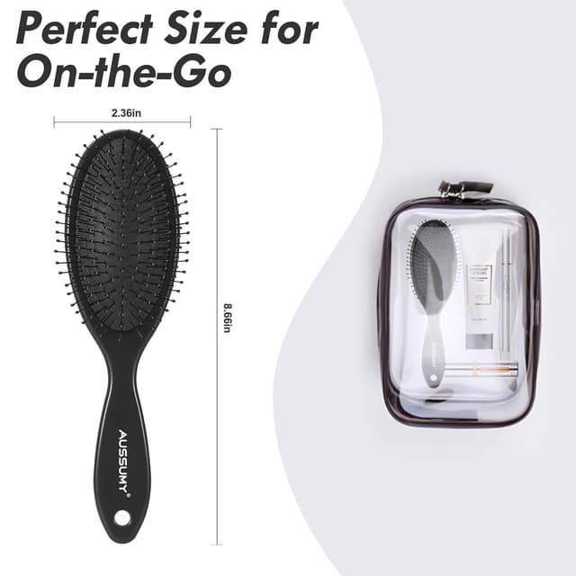 Thumbnail 6 de Aussumy 4-Pack Detangling Hair Brushes with Air Cushion Cushioning
