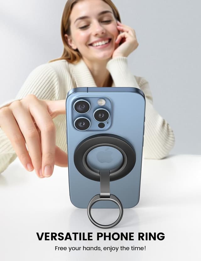 Detalle 2 de Lamicall Magnetic Phone Ring Stand 360° grip