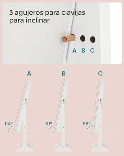 Thumbnail 7 de SONGMICS JJC023W01 armario joyero con espejo