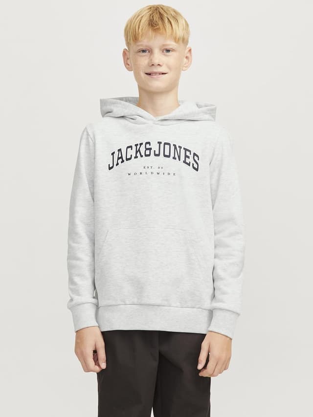 Detalle 2 de JACK & JONES Junior Hoodie Logo Hoodie Junior: felpa con tasca a marsupio