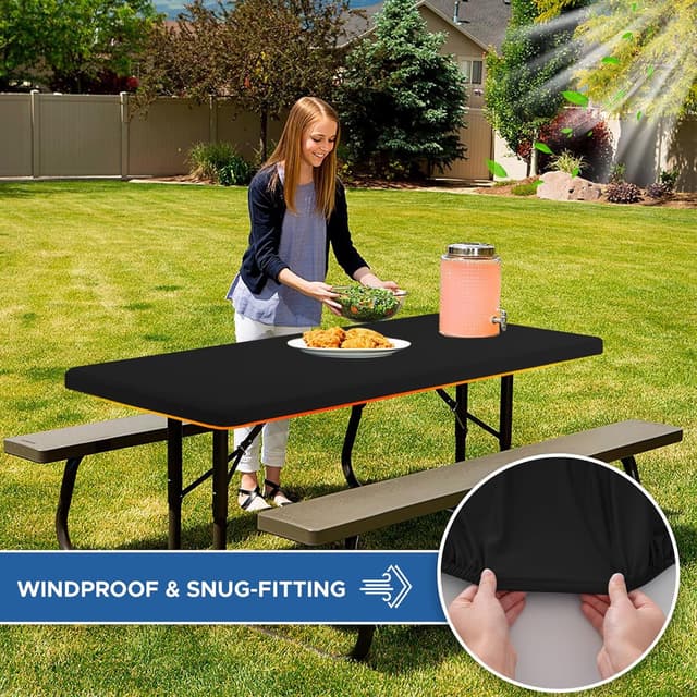 Detalle de Enjoyidea Fitted Tablecloth 6 ft Pack