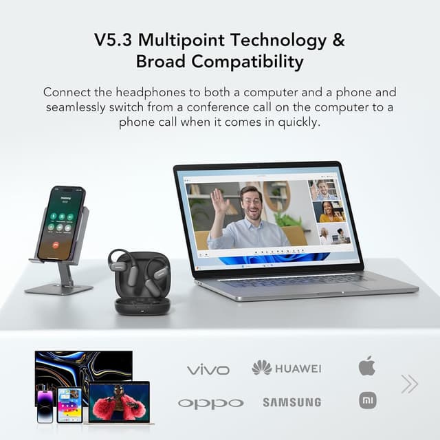 Thumbnail 6 de NEARITY MemPod Fit 2 Bluetooth-Kopfhörer 45 Std