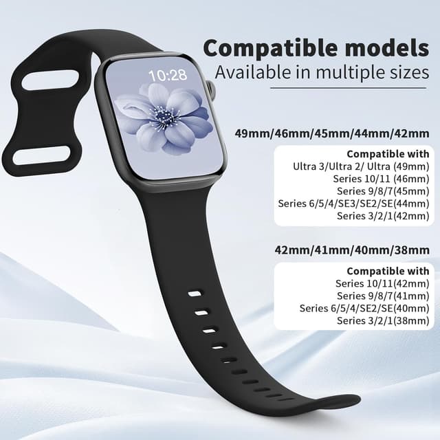 Thumbnail 2 de Yoohoo Silikonarmband für Apple Watch 38–49mm