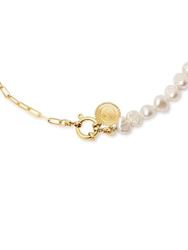 Detalle de SINGULARU Collar Chic Pearl 40 cm