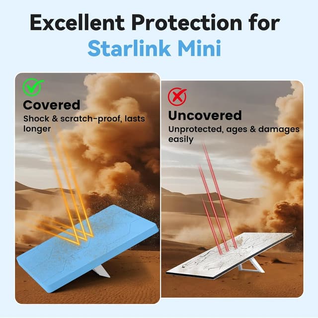 Detalle de STARGEAR Starlink Mini cover case