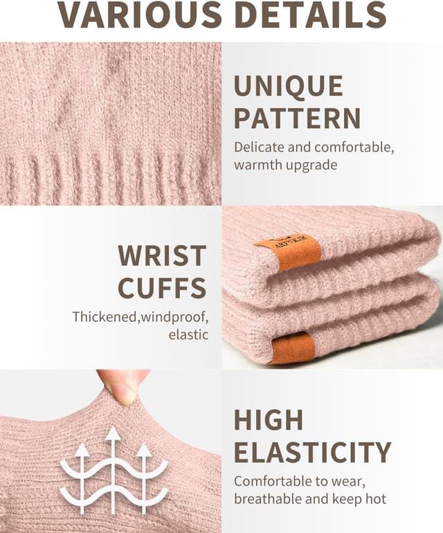 Thumbnail 2 de ARFNKIM Damen Winterhandschuhe Thermo 1 Paar