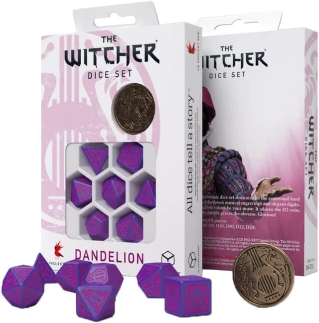 Imagen de Q-Workshop WDA3R Dice Set Dandelion 7er en OfertitasTOP