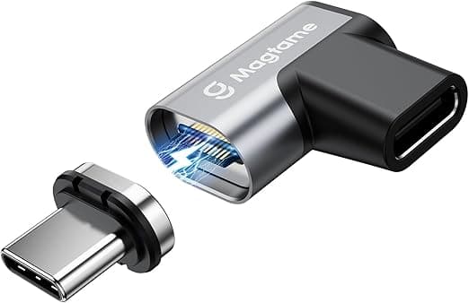 Imagen de Magtame Adaptador USB C Magnético 90° – 240W ⚡ en OfertitasTOP