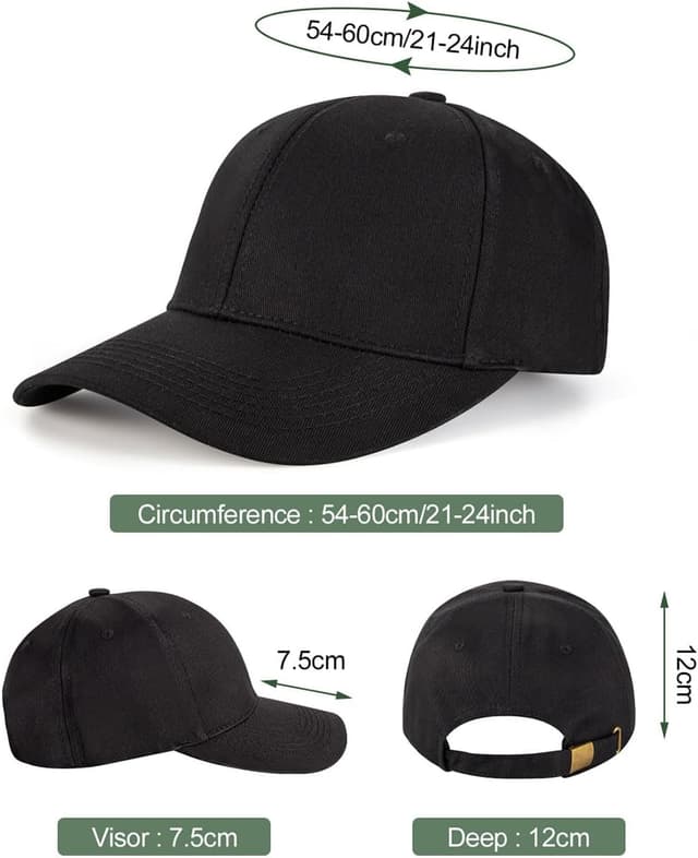 Detalle 1 de Baseball cap for men and women 54-60 cm
