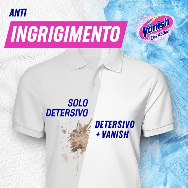 Thumbnail 6 de Vanish Oxi Action Multipower Polvere Bianco Splendente – smacchiatore per capi bianchi in lavatrice e ammollo, 3 confezioni da 500 g