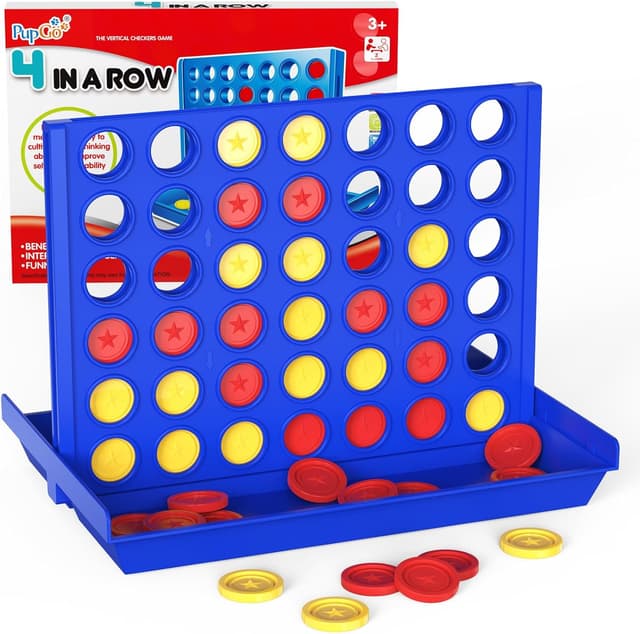 Imagen de Pup Go Standard Size 4 in a Row Board Game for Kids 🎲 en OfertitasTOP