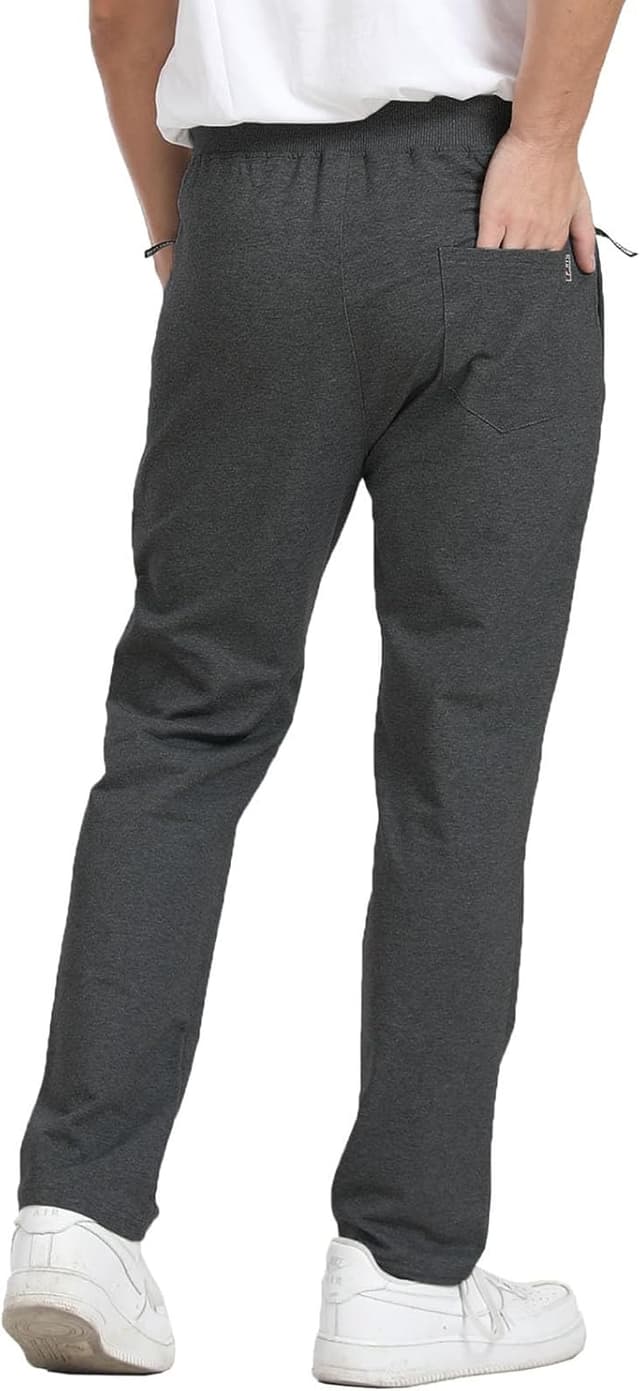 Detalle de JustSun Jogginghose für Herren aus Baumwolle mit Reißverschlusstaschen