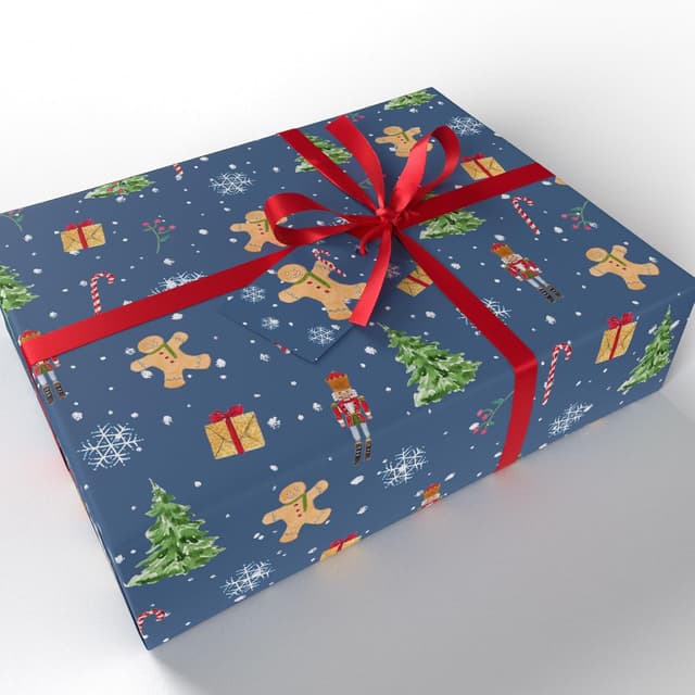 Thumbnail 1 de Re-wrapped Luxury ECO Xmas Gift Wrap 6 sheets