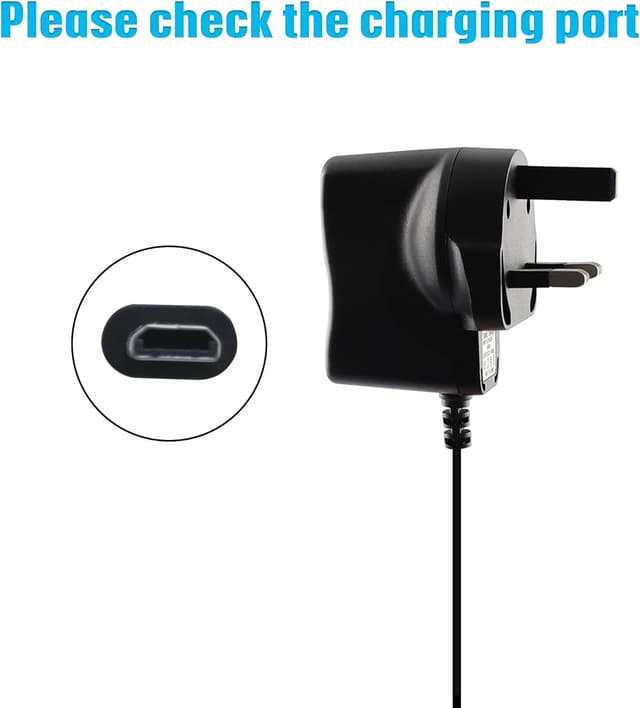 Detalle de Xahpower Charger Kit for Nintendo DS Lite – Replacement Charger & USB Cable Kit