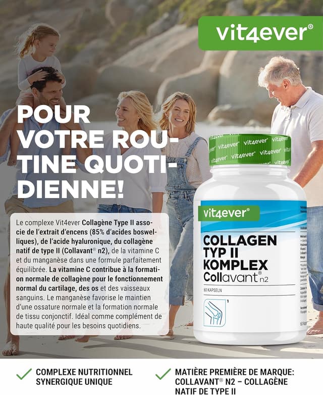 Detalle 2 de Complexe collagène de type II avec collagène natif Collavant n2®
