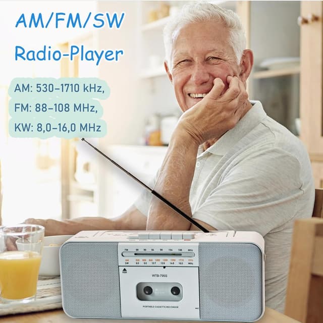 Thumbnail 3 de Kassettenspieler Boomboxen 10 W