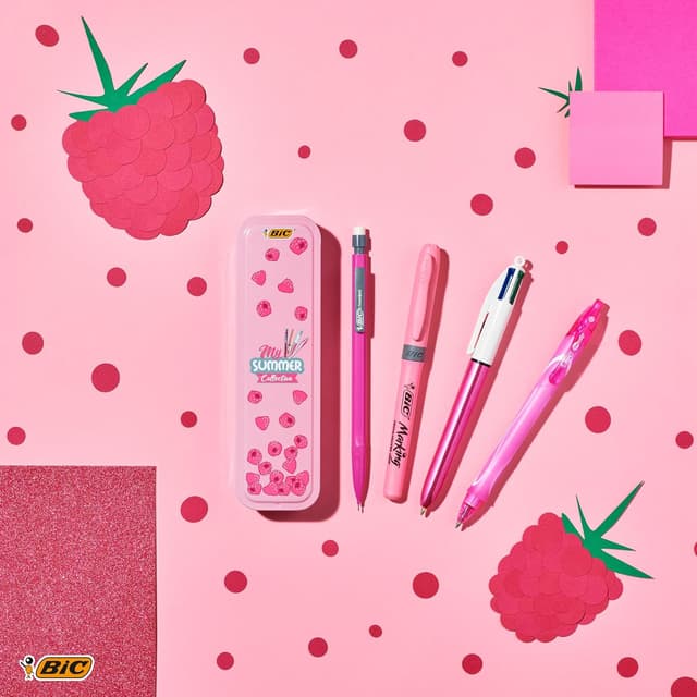 Detalle 2 de BIC My Summer Collection Pink Box Penne Rosa