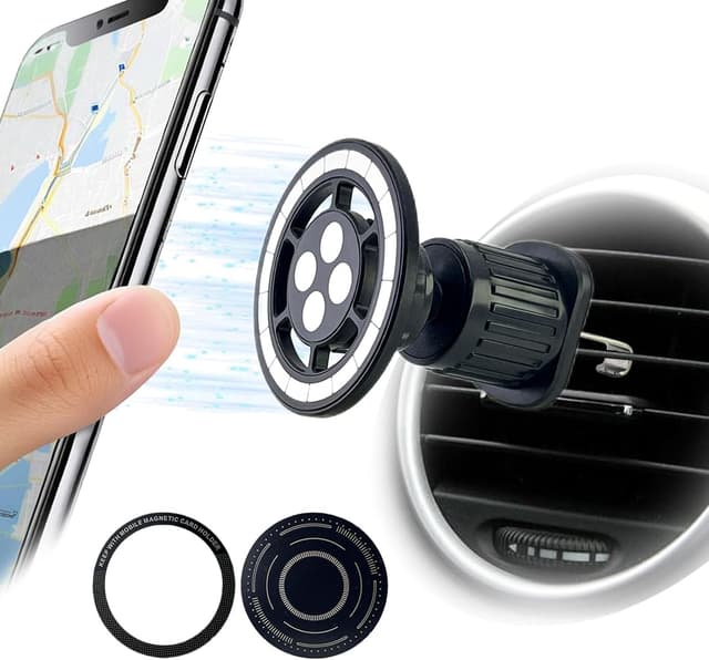 Detalle de SEYUGOPTI Handyhalterung Auto Magnetische Lüftungshalterung – 360° drehbar, extra starker Magnet