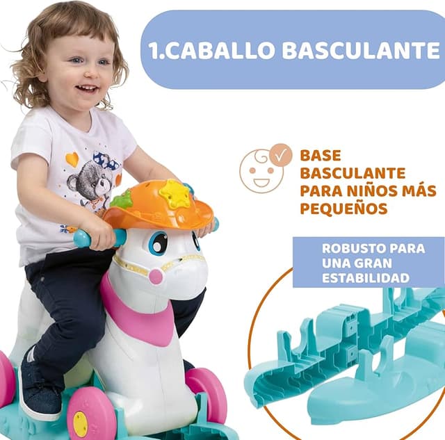 Detalle de Chicco All Around Correpasillos 75% plástico reciclado