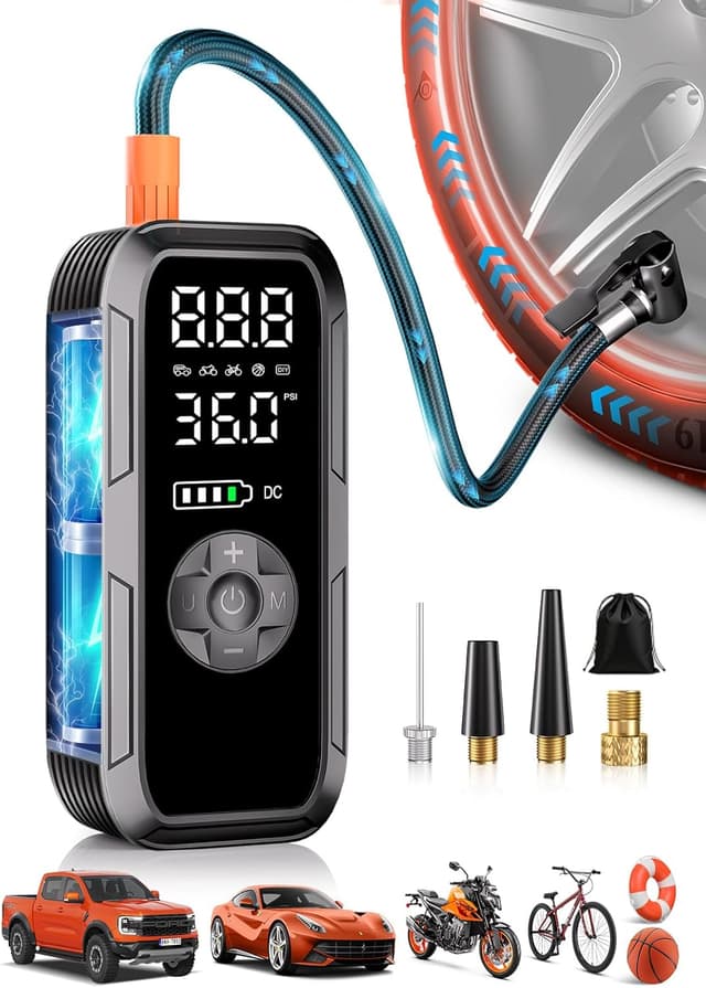 Imagen de Y51 Tire Inflator 150 PSI cordless air pump en OfertitasTOP