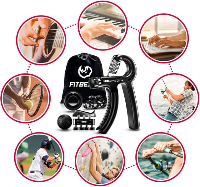 Thumbnail 4 de FitBeast Grip Strengthener Kit 5-Pack ๐
