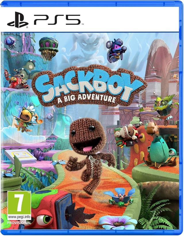 Detalle de Sony PlayStation 5 Sackboy : A Big Adventure (édition Standard) – jeu de plateforme 3D physique